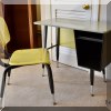 F37. Vintage school desk and chair. 